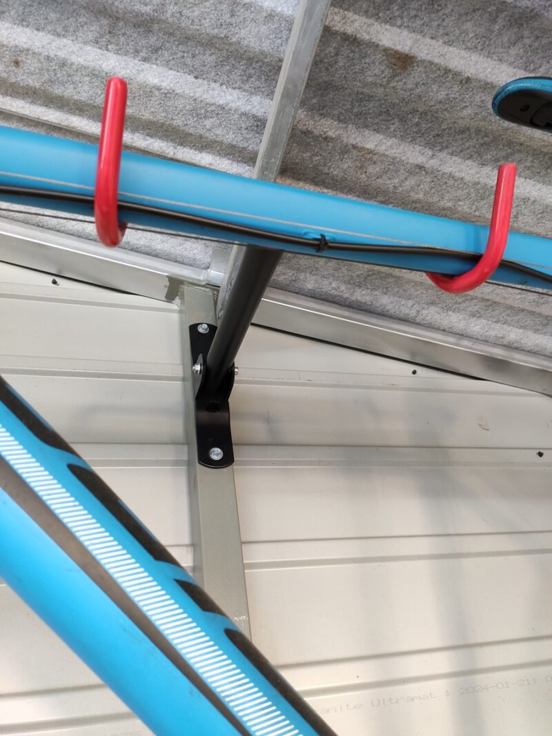 Wieszak na rower - składany