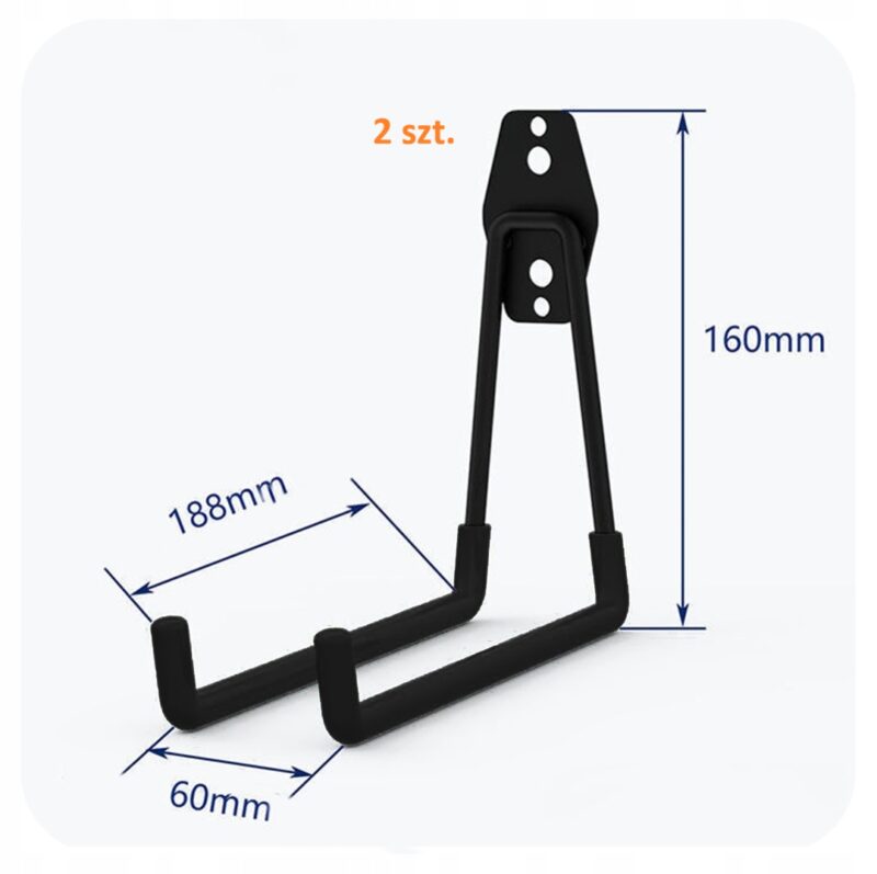 Wieszak haki garażowe - 12 szt.