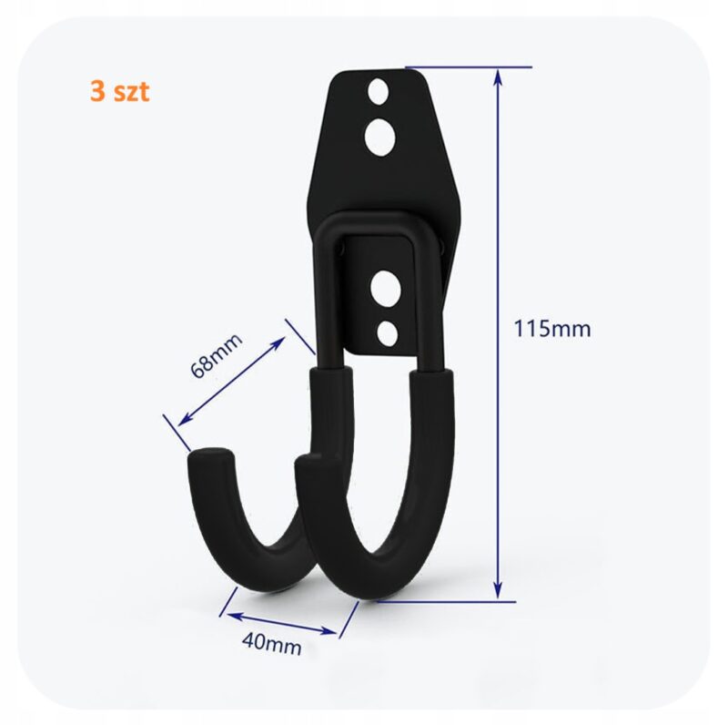Wieszak haki garażowe - 12 szt.